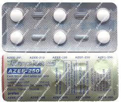 Azithromycin 250-500mg Tablet